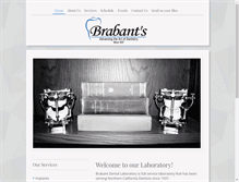 Tablet Screenshot of brabant.com